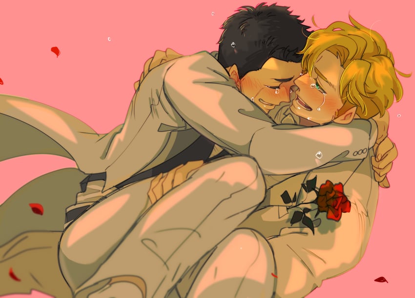 ao isami and lewis smith (yuuki bakuhatsu bang bravern) drawn by saltonly