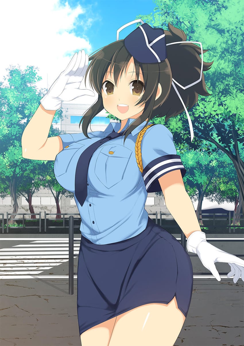 asuka (senran kagura and 1 more) drawn by yaegashi_nan