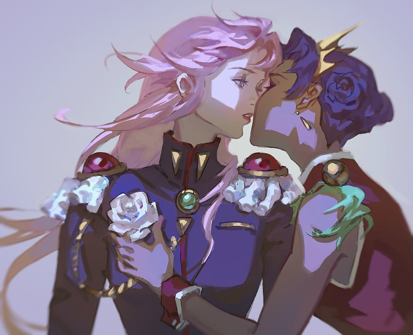 tenjou utena and himemiya anthy (shoujo kakumei utena) drawn by user_jgae3558