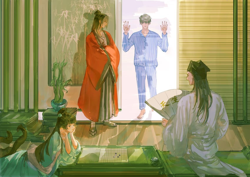 li huowang, zhuge yuan, and li sui (dao gui yi xian) drawn by fishandwine