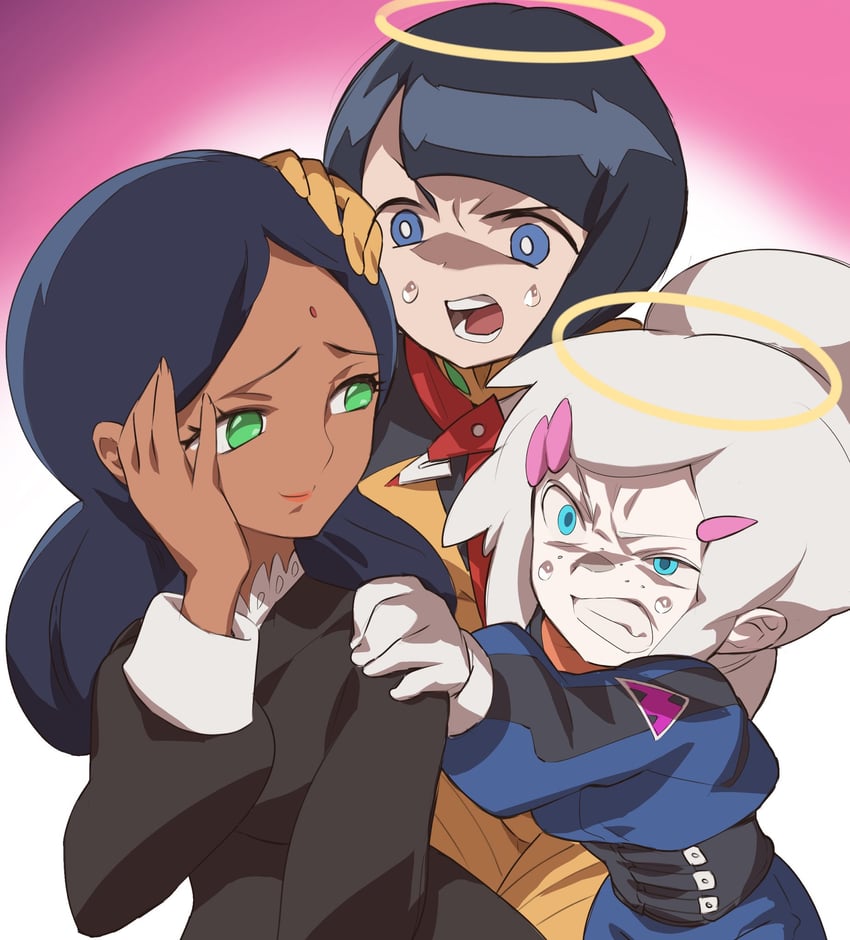 lalah sune, shiiko sugai, and deux murasame (gundam and 1 more) drawn by keuma