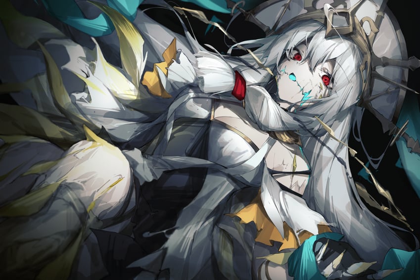 skadi and skadi the corrupting heart (arknights) drawn by ankoro_mochi