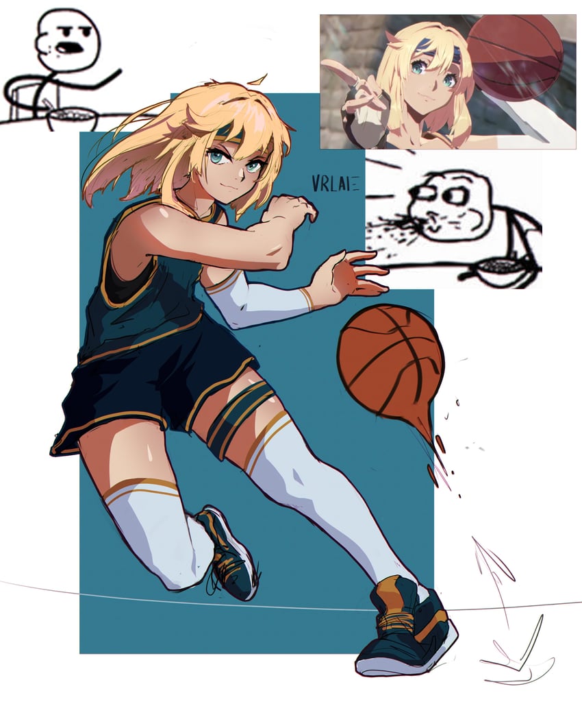 bridget (guilty gear and 1 more) drawn by vrlaie