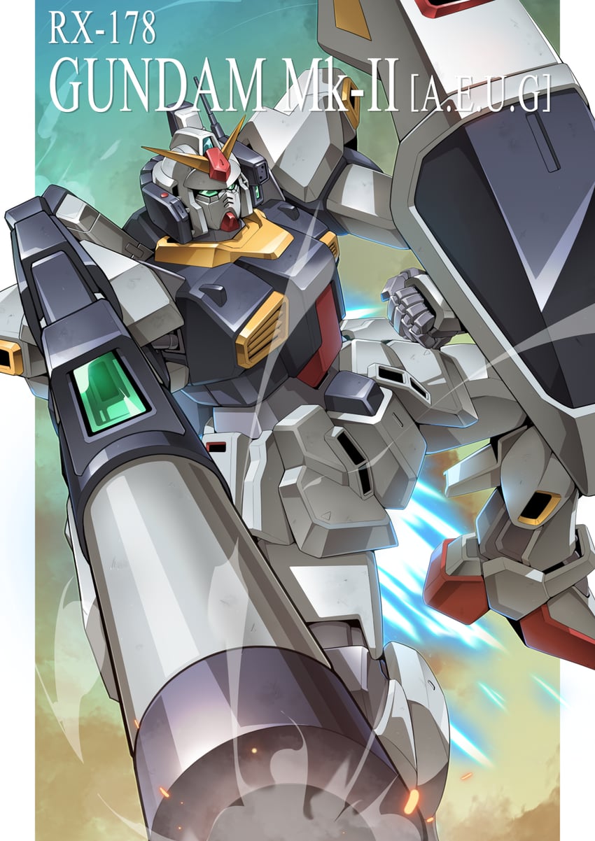 gundam mk ii (gundam and 1 more) drawn by gamiani_zero