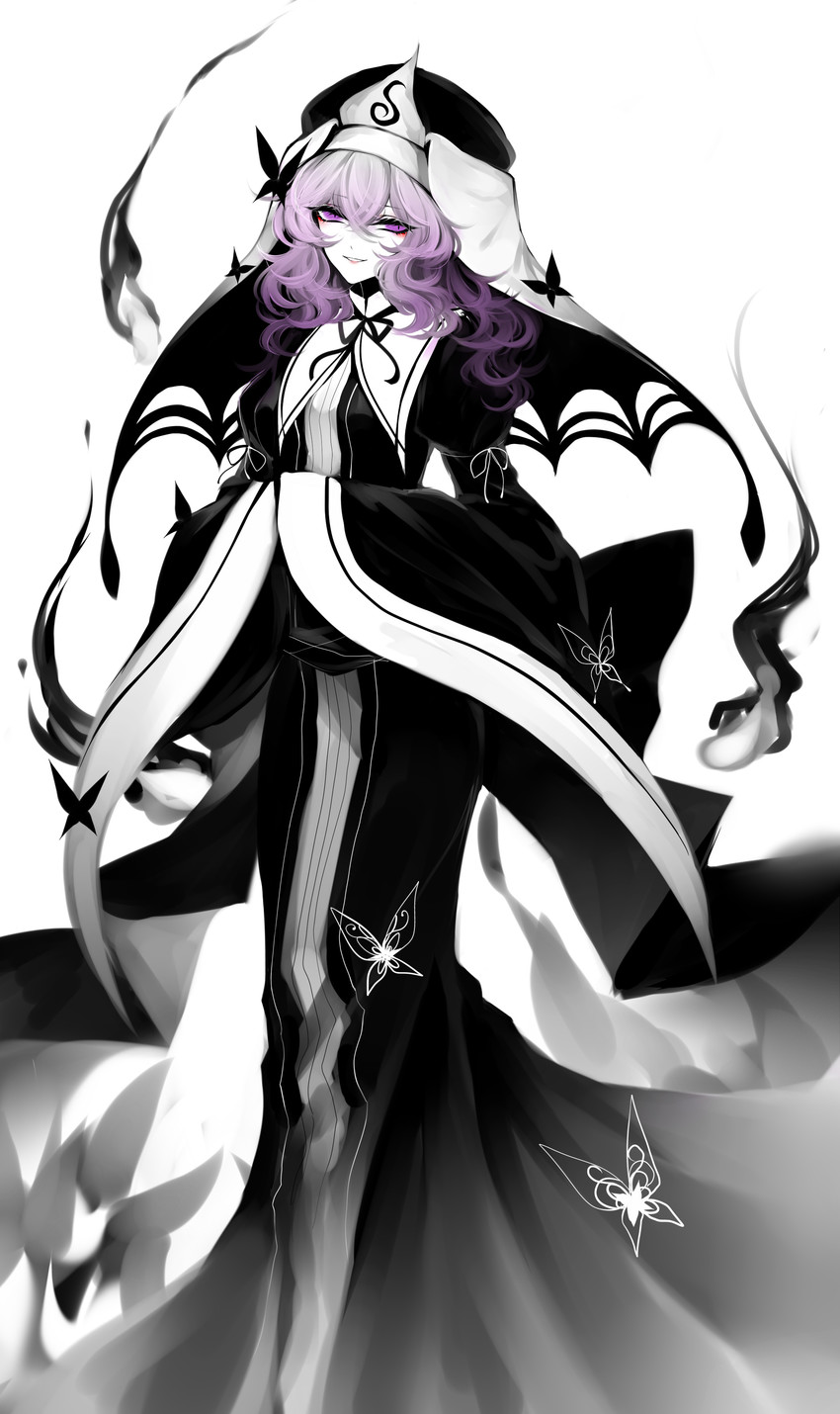 saigyouji yuyuko (touhou and 1 more) drawn by sheya