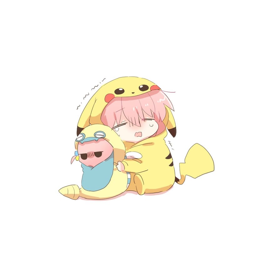 gotoh hitori, pikachu, and dunsparce (pokemon and 1 more) drawn by rebecca_(keinelove)