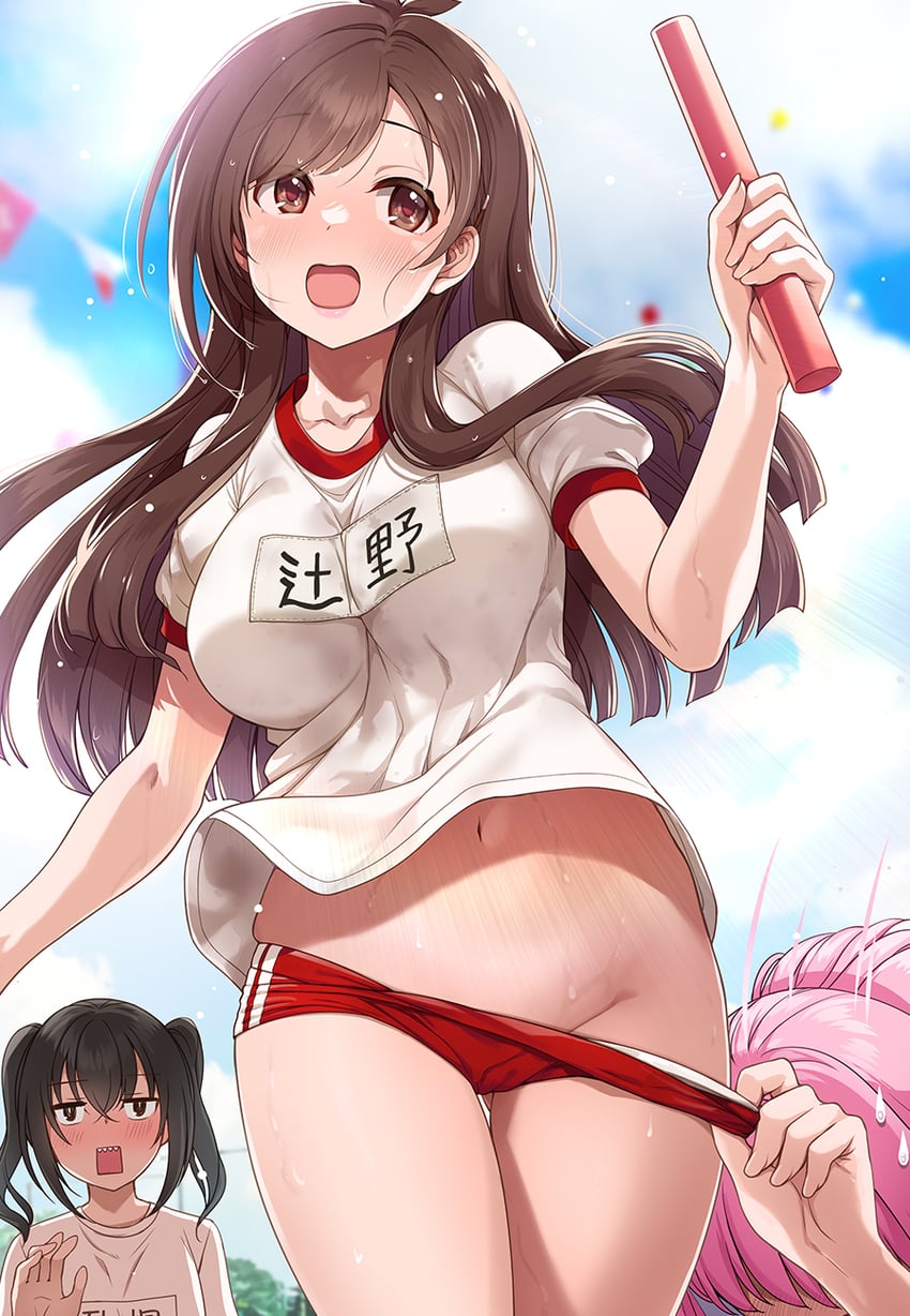 yumemi riamu, sunazuka akira, and tsujino akari (idolmaster and 1 more) drawn by mk_(mod0)
