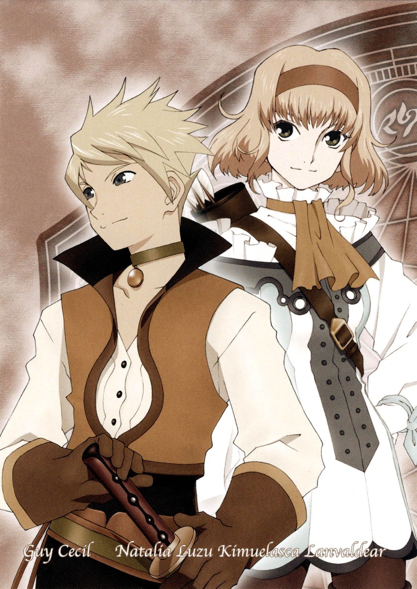 natalia luzu kimlasca lanvaldear and guy cecil (tales of and 1 more)