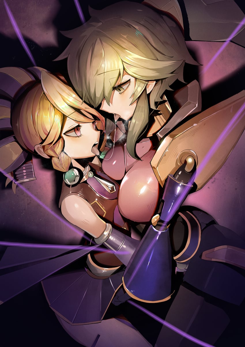 winda, el shaddoll winda, and el shaddoll wendigo (yu-gi-oh!) drawn by ro_g_(oowack)