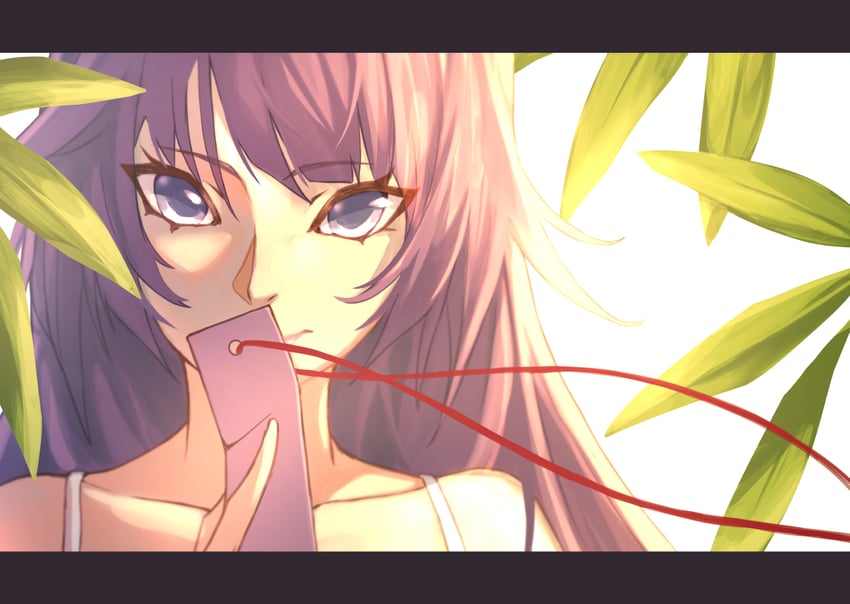 senjougahara hitagi (monogatari) drawn by narumi_muran