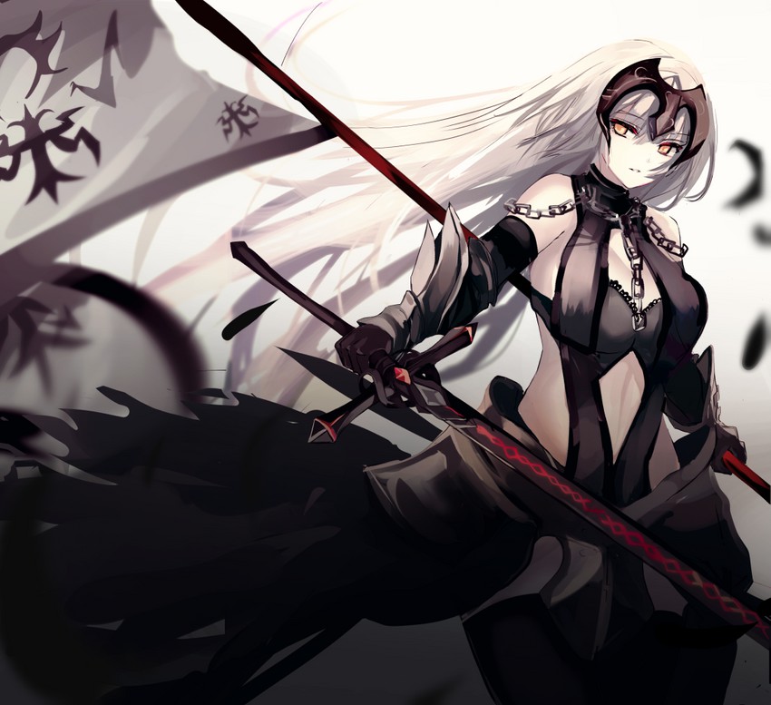 jeanne d'arc alter (fate and 1 more) drawn by green_night