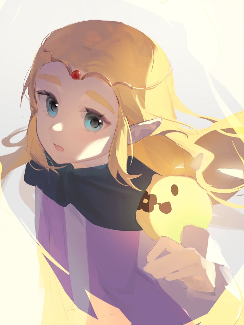 princess zelda and tri (the legend of zelda and 1 more) drawn by yumiyumo3o