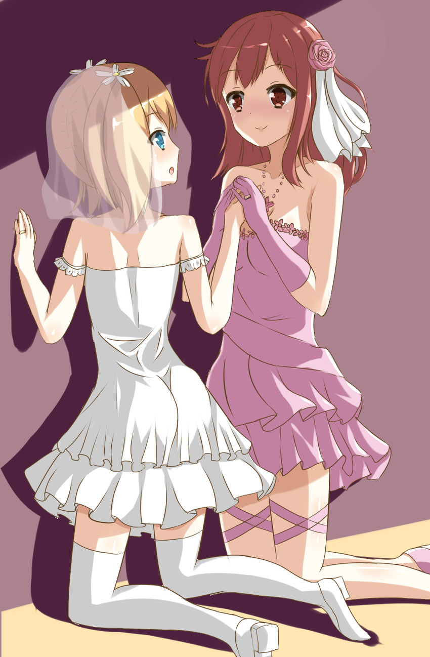 takayama haruka and sonoda yuu (sakura trick) drawn by 9ikia