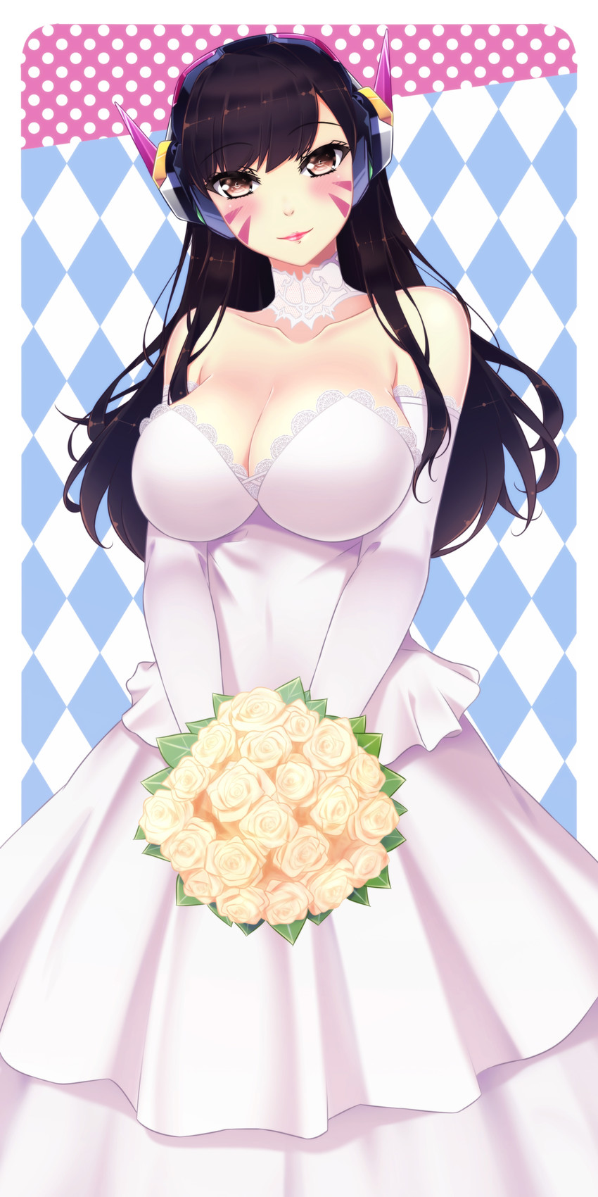 d.va (overwatch and 1 more) drawn by nanomate3
