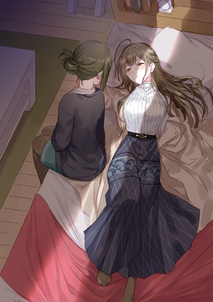kuwayama chiyuki and nanakusa hazuki (idolmaster and 1 more) drawn by romi_(346_ura)