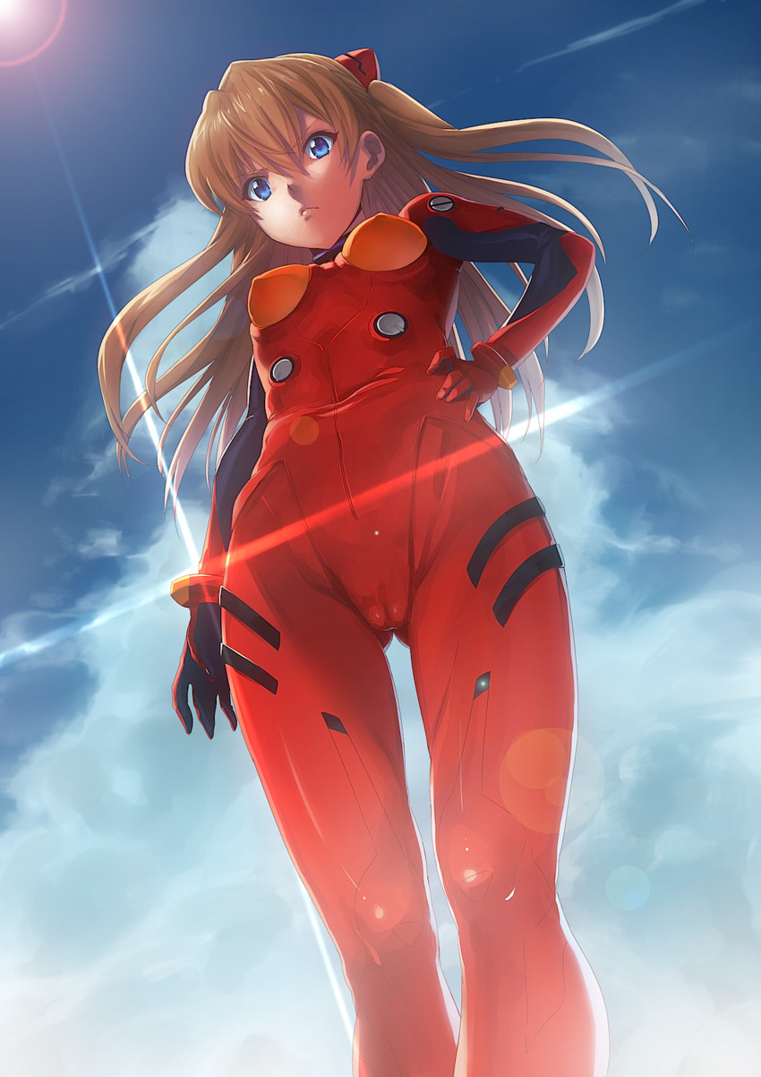 souryuu asuka langley (neon genesis evangelion) drawn by isshi_pyuma