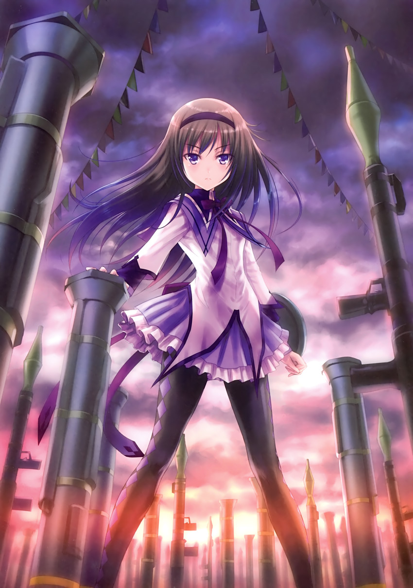 akemi homura (mahou shoujo madoka magica) drawn by goto_p