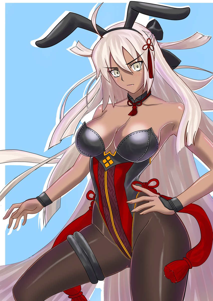 okita souji and okita souji alter (fate and 2 more) drawn by nyantamaran