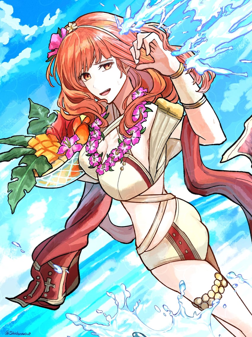 celica (fire emblem and 2 more) drawn by shidanna1227