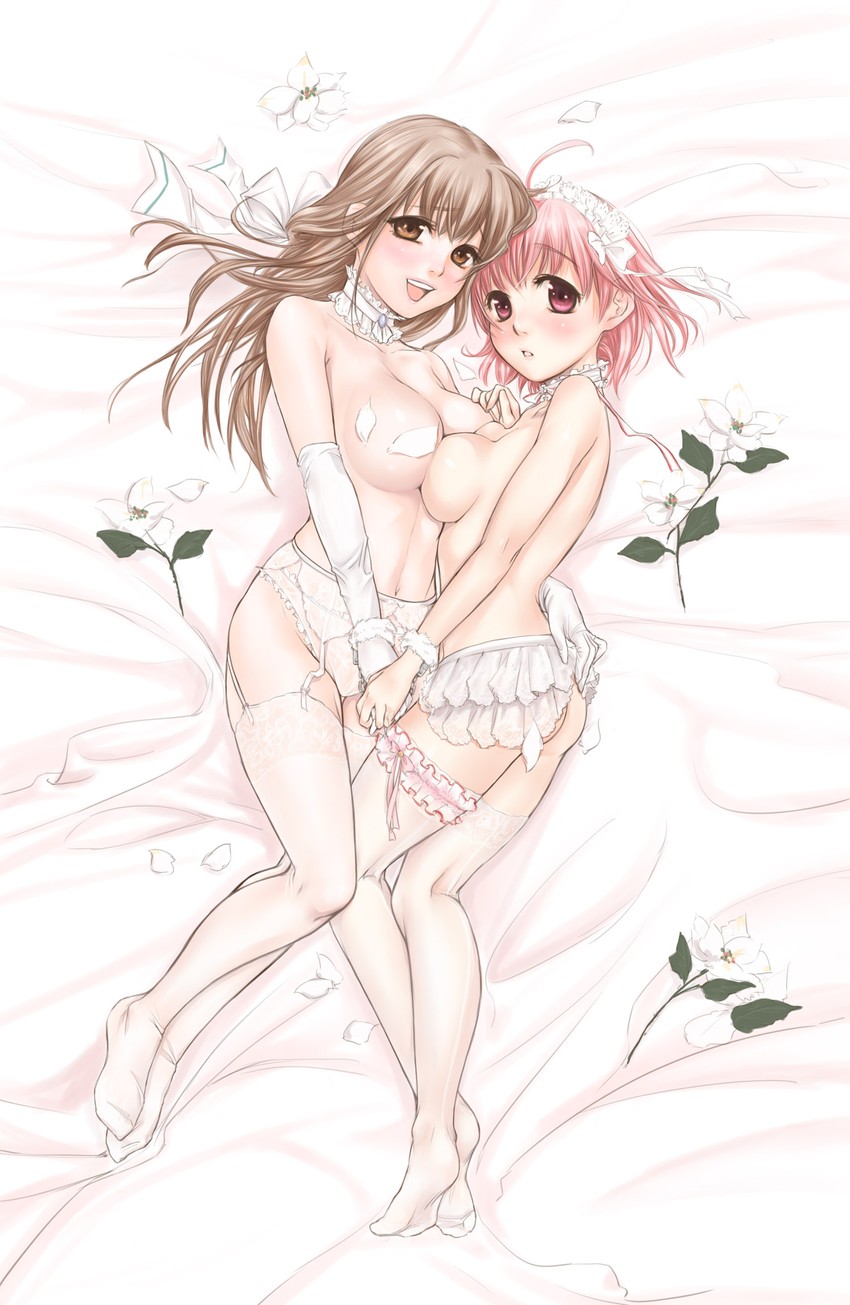 motoori chigusa and mashiba mariko (original) drawn by kanda_aya