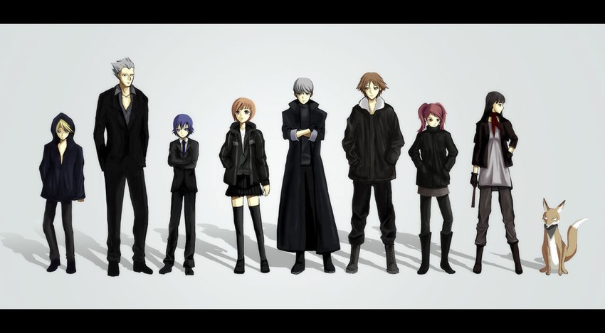 narukami yu, shirogane naoto, satonaka chie, kujikawa rise, amagi yukiko, and 4 more (persona and 1 more)