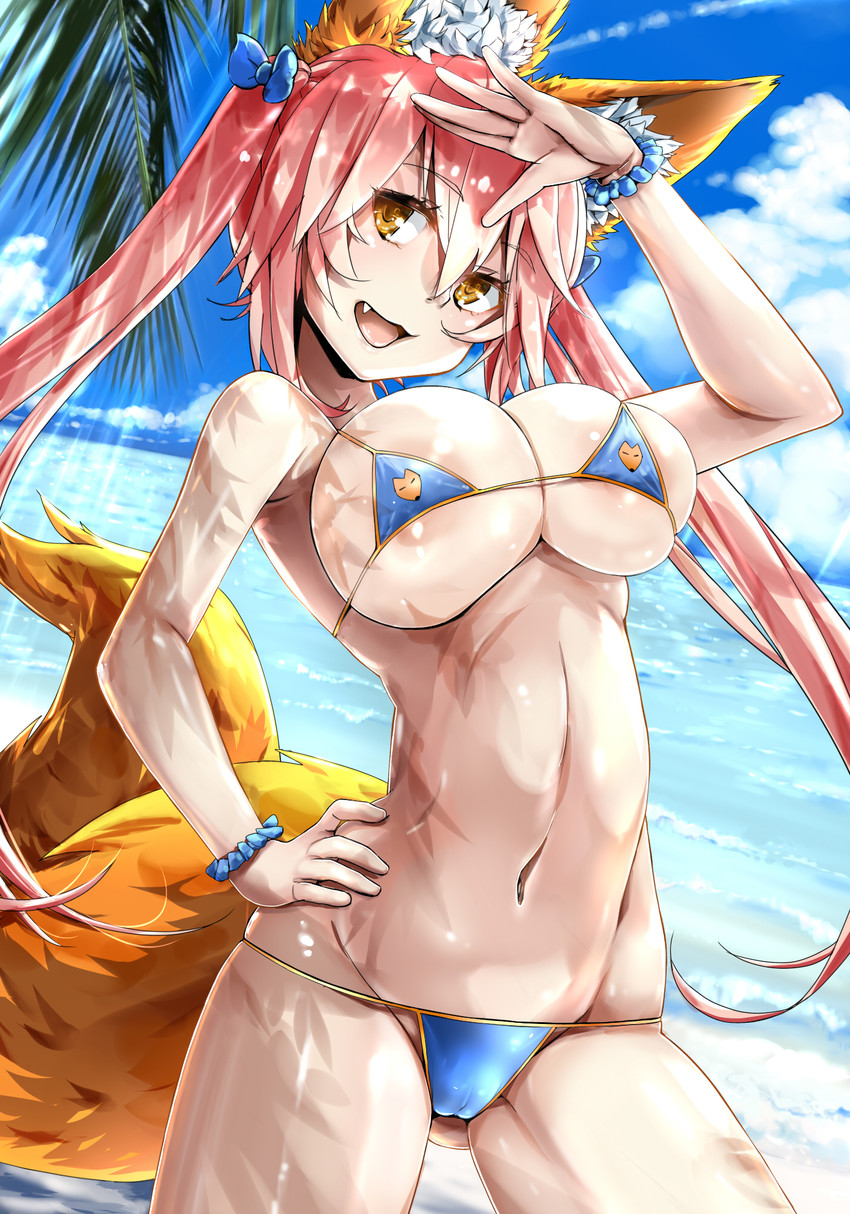 tamamo and tamamo no mae (fate and 2 more) drawn by kntrs_(knyrs)