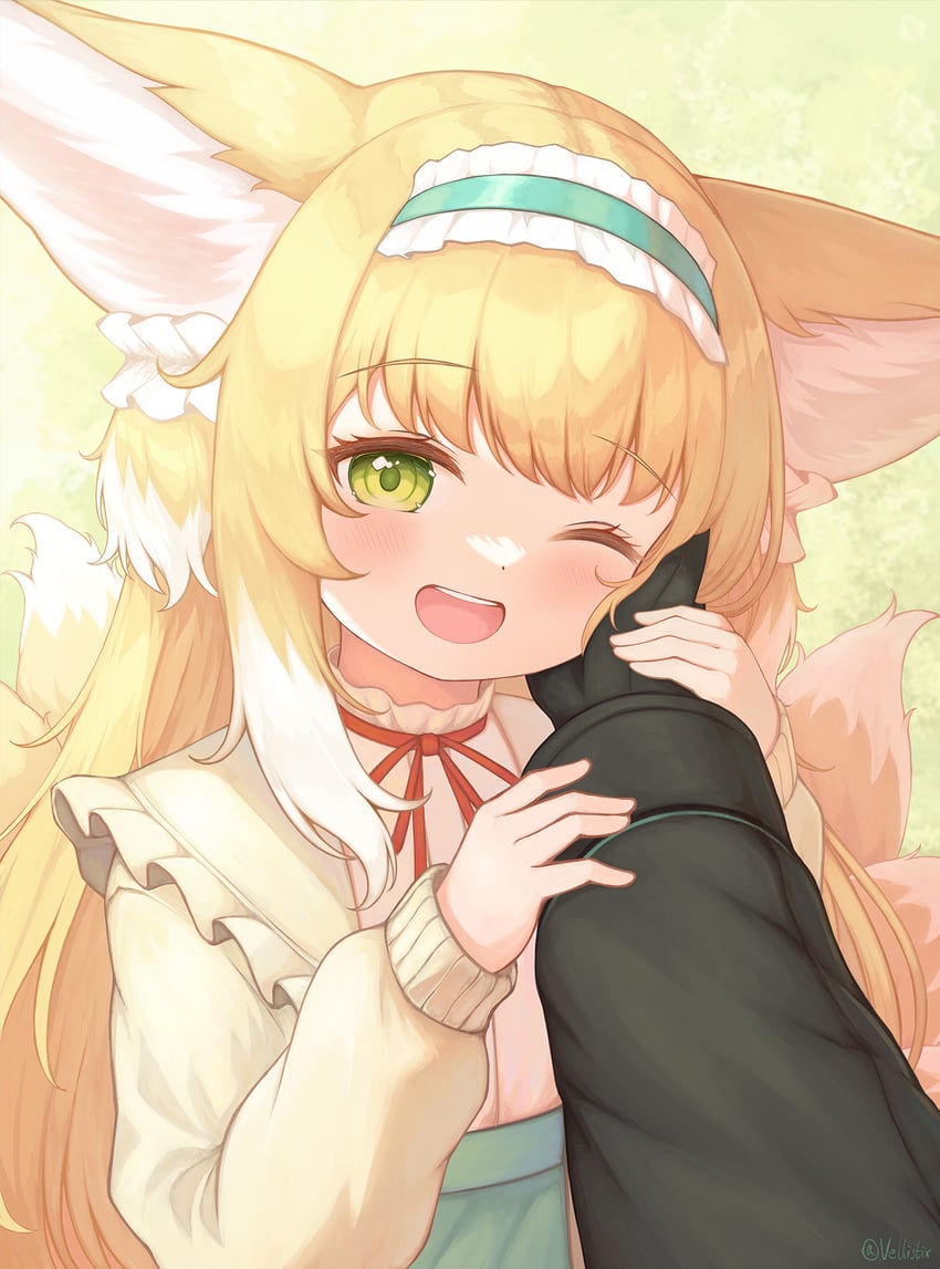 doctor and suzuran (arknights) drawn by vellistix
