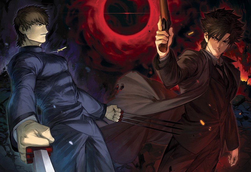 kotomine kirei and emiya kiritsugu (fate and 2 more) drawn by azusa_(hws)