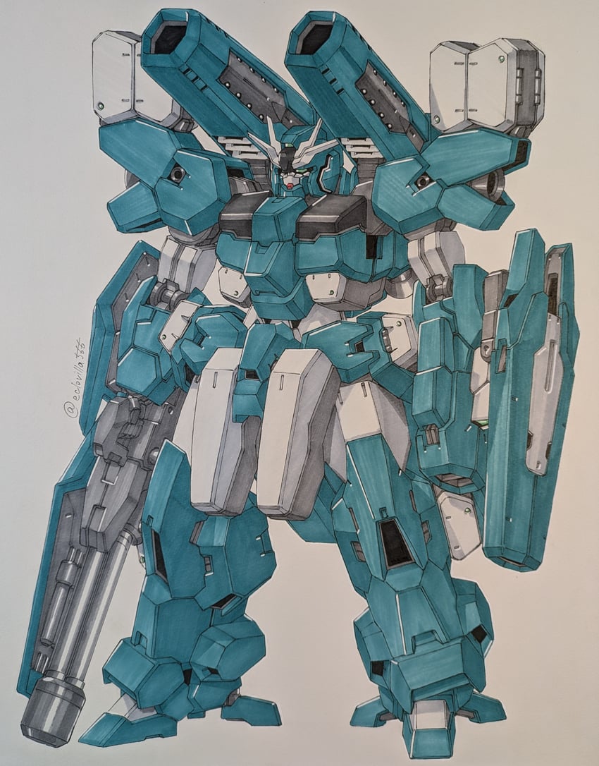gundam lfrith ur (gundam and 2 more) drawn by eclogue.566
