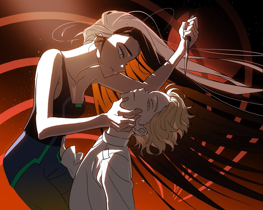 luka and hyuna (alien stage) drawn by qmeng