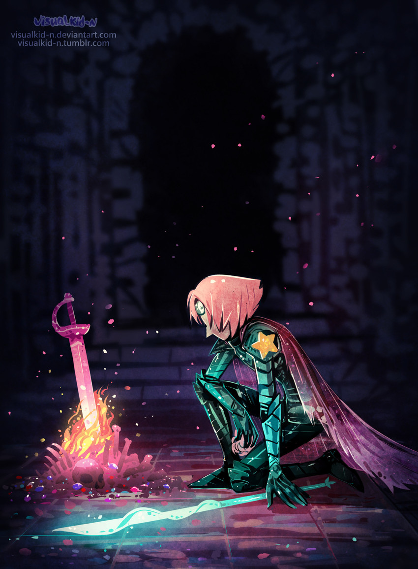 pearl (dark souls and 2 more) drawn by visualkid_n