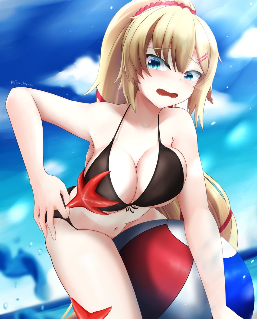 akai haato (hololive) drawn by firen_inferno
