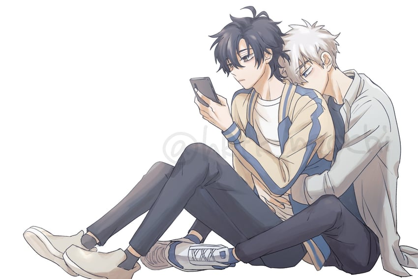 cheng xiaoshi and lu guang (shiguang dailiren) drawn by hktk_neochi