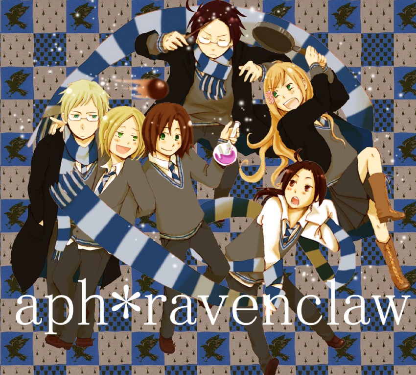 china, hungary, austria, lithuania, poland, and 1 more (axis powers hetalia and 2 more) drawn by johnson_(wassyoi)