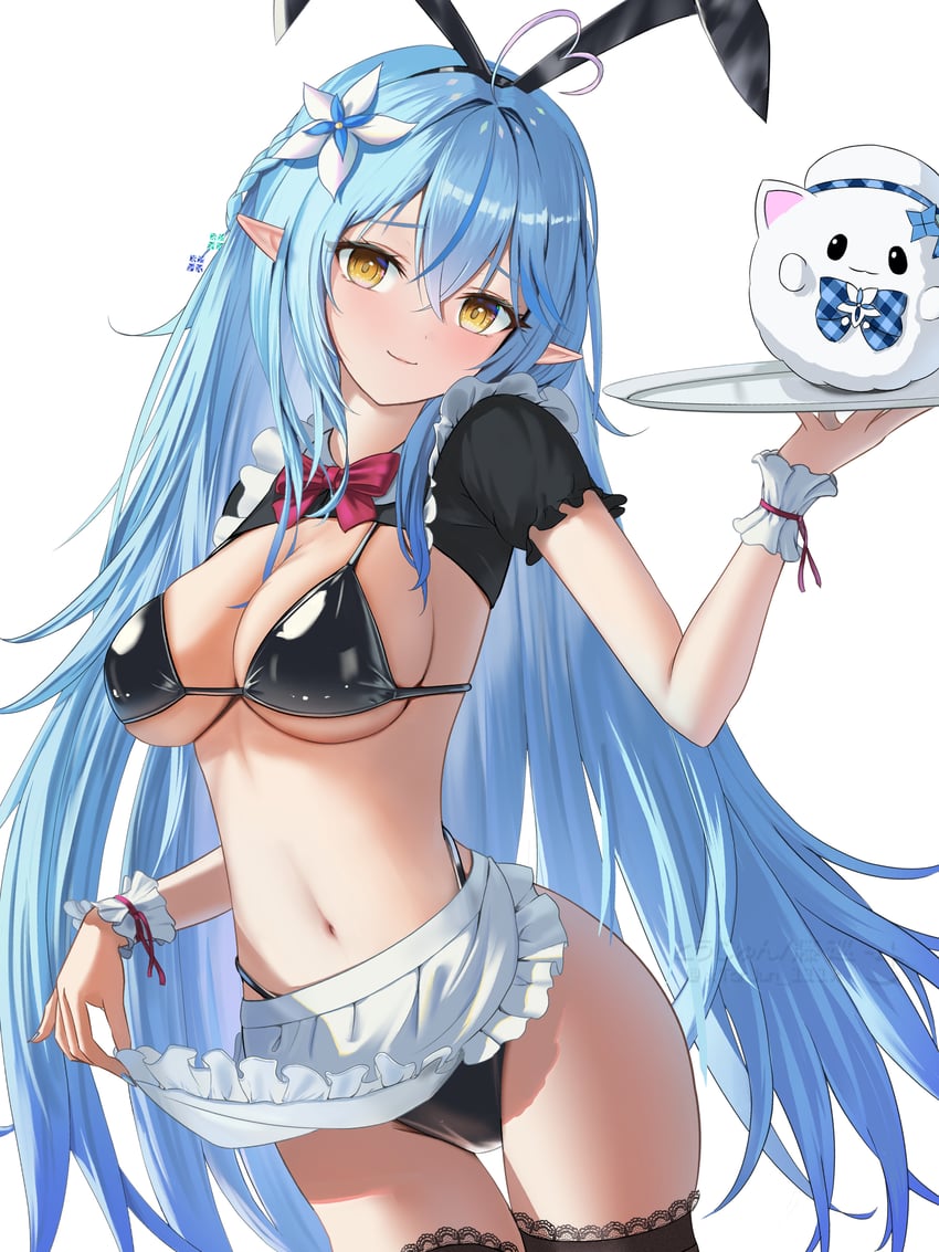 yukihana lamy and yukimin (hololive) drawn by torjun_111