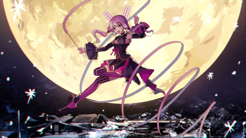 yuzuki yukari (vocaloid and 1 more) drawn by danjou_sora