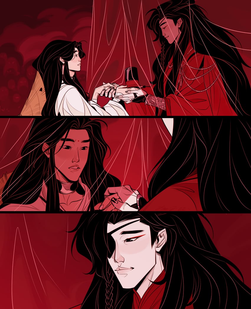 xie lian and hua cheng (tianguan cifu) drawn by fmd