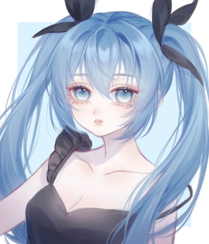 hatsune miku (vocaloid and 1 more) drawn by feifei_(i-faye)