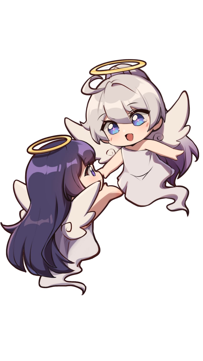 kiana kaslana and raiden mei (honkai and 1 more) drawn by xinzhizhu