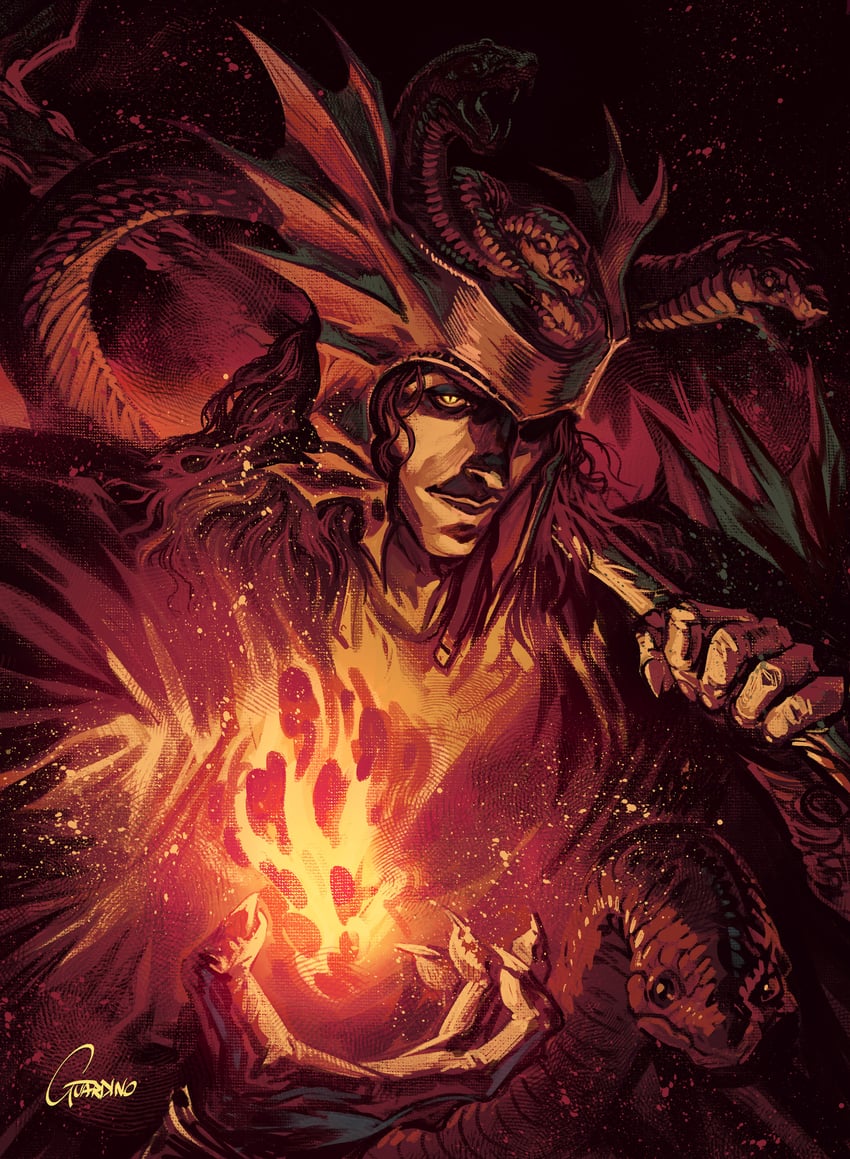 messmer the impaler (elden ring and 1 more) drawn by andrea_guardino