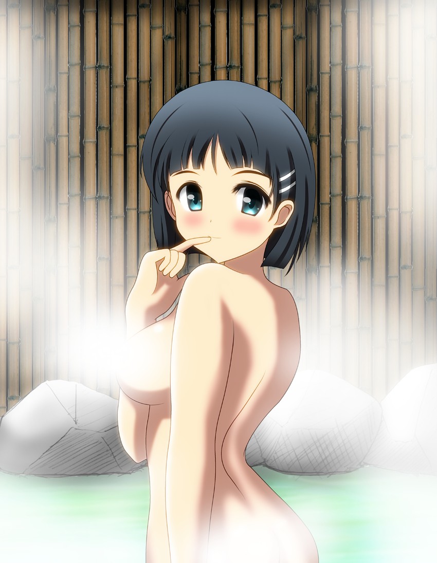 kirigaya suguha (sword art online) drawn by t28_(akailori)