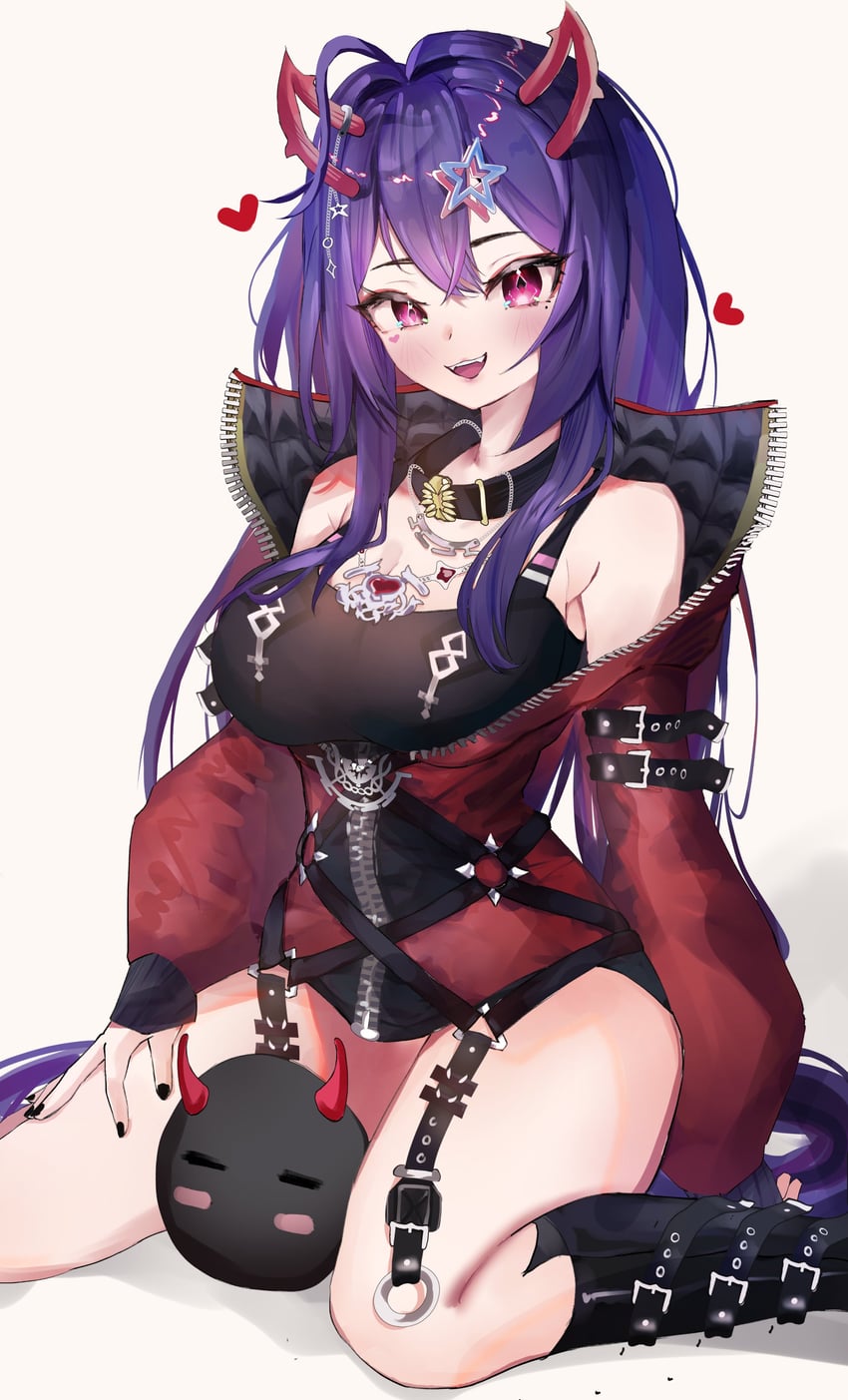akuma nihmune and noomba (indie virtual youtuber) drawn by taekaze7