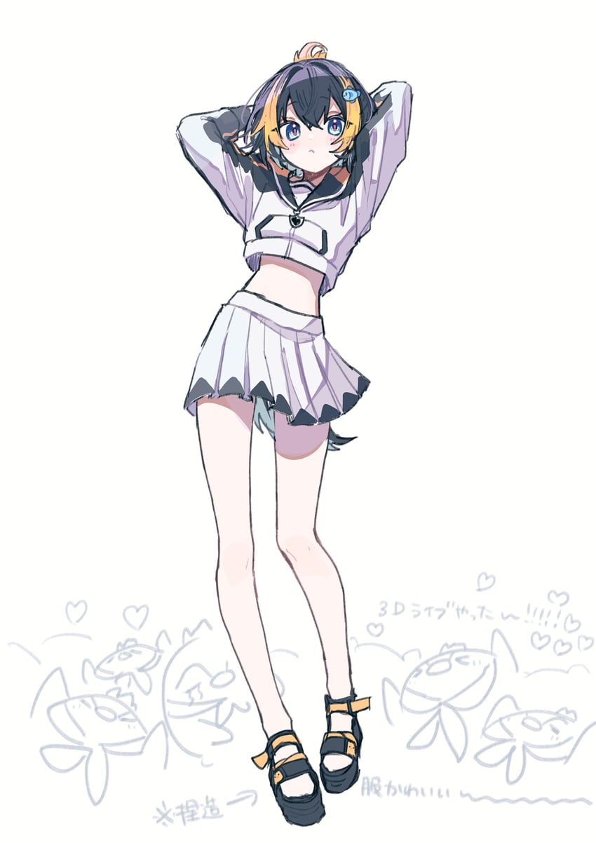 petra gurin and pentomo (nijisanji and 1 more) drawn by miritenoru
