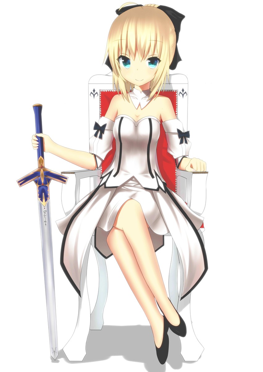 artoria pendragon and saber lily (fate and 1 more) drawn by morinaoekaki
