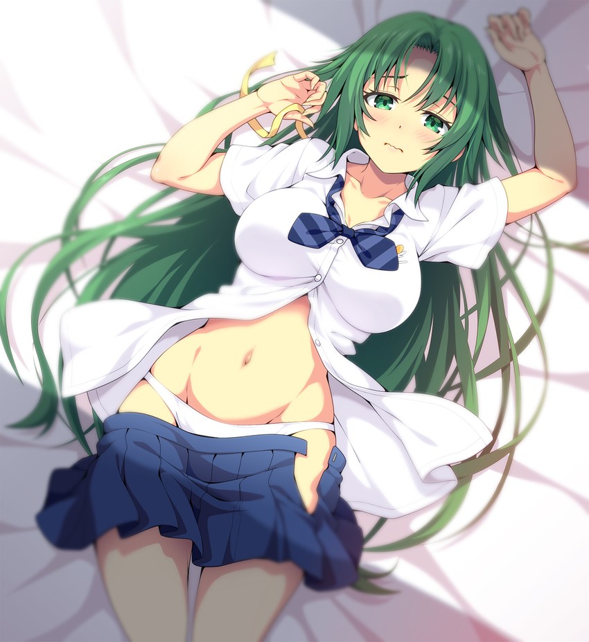 sonozaki shion (higurashi no naku koro ni) drawn by cage_unlimited
