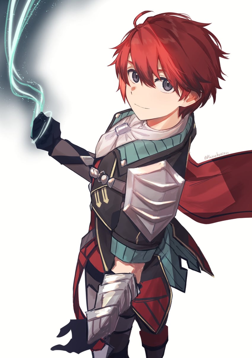 adol christin and crimson king (ys and 1 more) drawn by kumakosion