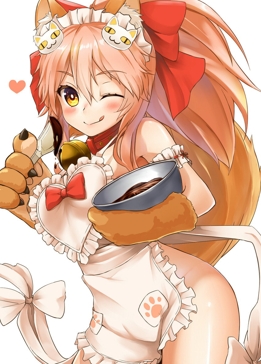 tamamo and tamamo cat (fate and 1 more) drawn by chiroshiron