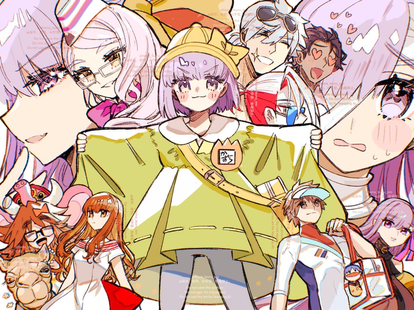 tamamo, bb, koyanskaya, passionlip, karna, and 8 more (fate and 1 more) drawn by sugomori_tsuru_(hana_tsuru_wo)