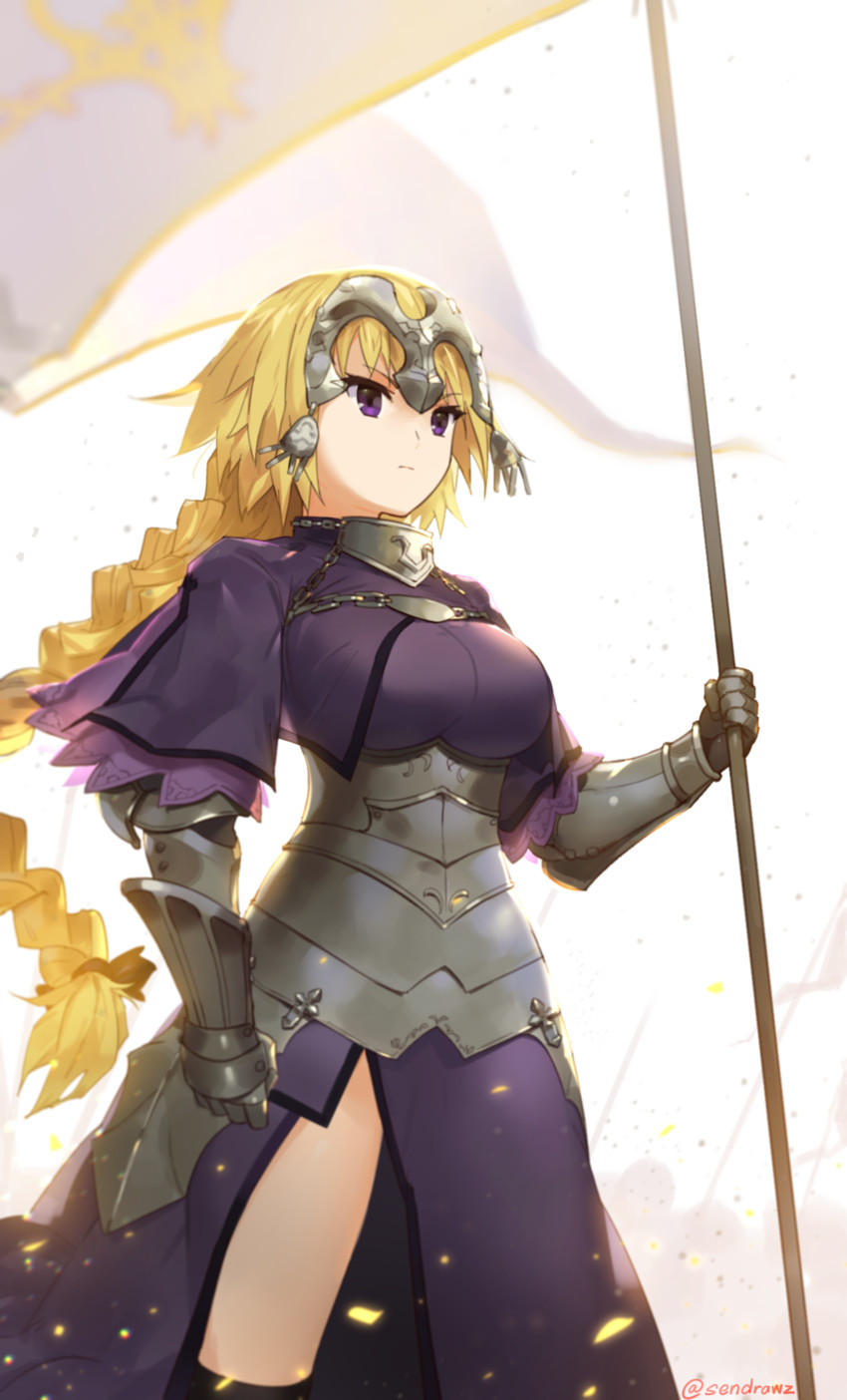 jeanne d'arc (fate and 2 more) drawn by sendo_(sendrawz)