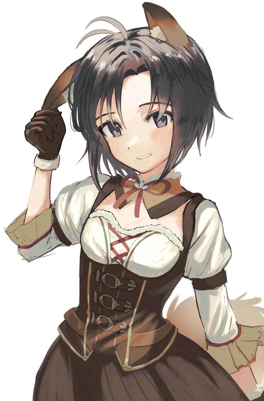kikuchi makoto (idolmaster and 3 more) drawn by miyagi